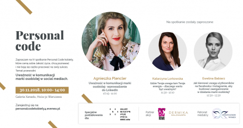 Personal Code IV - uważność w komunikacji marki osobistej w sieci