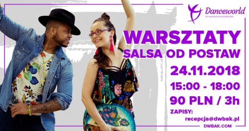 Warsztaty taneczne z salsy od podstaw!