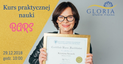 Kurs praktycznej nauki BARS prowadzony przez Bars Facilitator Krystynę Szczęch