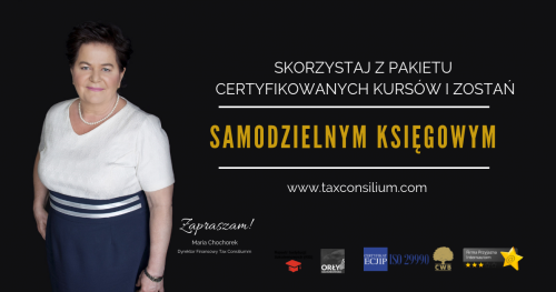 PAKIET CERTYFIKOWANYCH KURSÓW "SAMODZIELNY KSIĘGOWY"