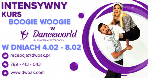 Intensywne warsztaty taneczne z Boogie Woogie - poziom początkujący