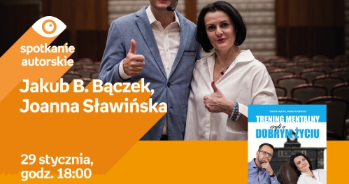 Jakub B. Bączek i Joanna Sławińska w Empik Silesia