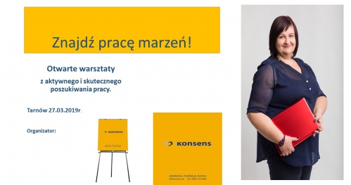 ZNAJDŹ PRACĘ MARZEŃ! Aktywne warsztaty skutecznego pozyskania pracy.