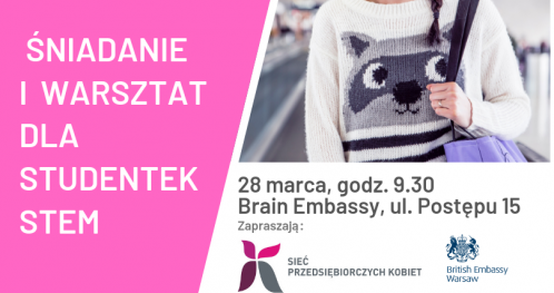Śniadanie i warsztat planowania kariery dla studentek STEM