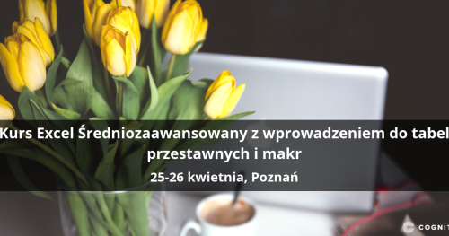 Kurs Excel Średniozaawansowany z wprowadzeniem do tabel przestawnych i makr - Poznań