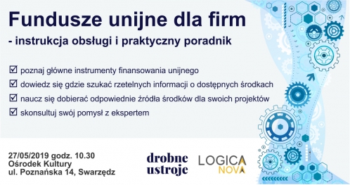 Fundusze unijne dla firm - instrukcja obsługi i praktyczny poradnik