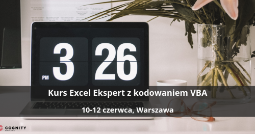 Kurs Excel Ekspert z kodowaniem VBA - Warszawa