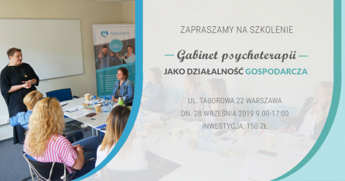 Gabinet psychoterapii jako działalność gospodarcza