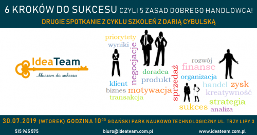 6 kroków do sukcesu, czyli 5 zasad dobrego handlowca
