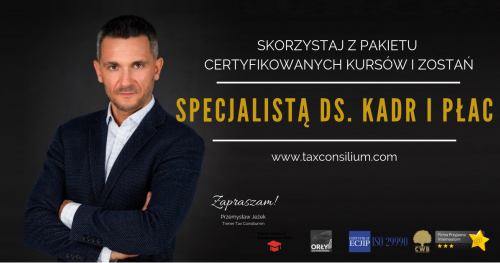 PAKIET KURSÓW "SPECJALISTA DS. KADR I PŁAC"