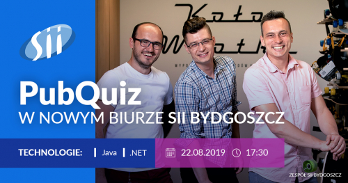 PubQuiz w biurze Sii Bydgoszcz - Java & .NET