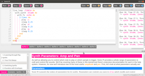 StarterLAB / warsztaty kreatywne / Sonic PI