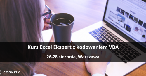 Kurs Excel Ekspert z kodowaniem VBA - Warszawa