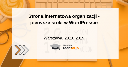 Strona internetowa organizacji - pierwsze kroki w WordPressie