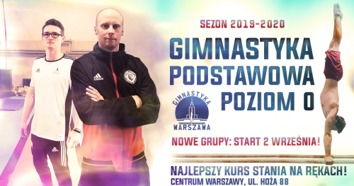 Gimnastyka Podstawowa poziom - Start sezonu 2019-2020
