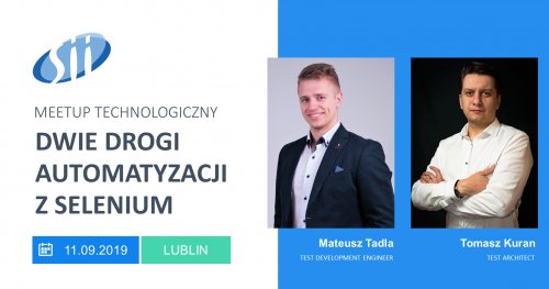 Meetup technologiczny: Dwie drogi automatyzacji z Selenium