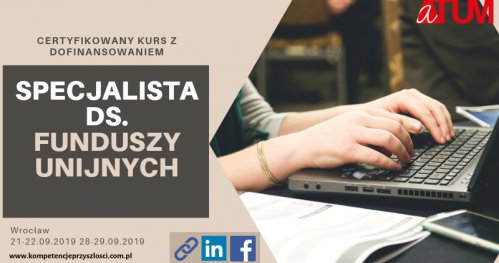 Specjalista ds. Funduszy Unijnych - Dofinansowany kurs