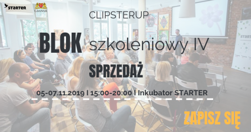 ClipsterUP - Blok szkoleniowy IV "Sprzedaż"