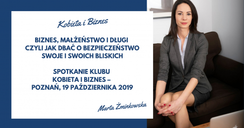 Spotkanie Klubu KOBIETA I BIZNES - Poznań, 19 października 2019