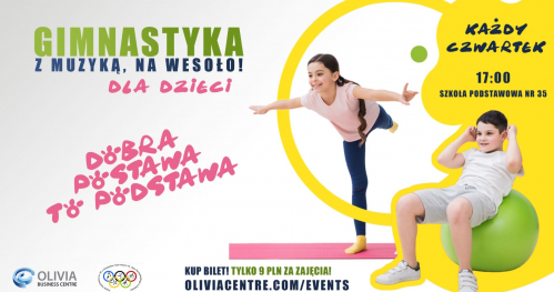 GIMNASTYKA KOREKCYJNA DLA DZIECI. NA WESOŁO I Z MUZYKĄ.