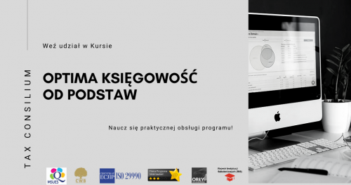 Kurs OPTIMA Księgowość od podstaw