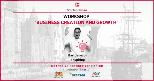 Workshop 'Creation and growth of business' - Startup Hansa