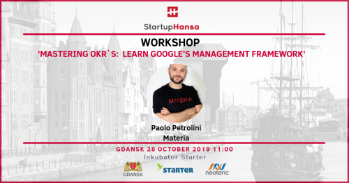 Workshop 'Mastering OKRs: Learn Google’s management framework' - Startup Hansa