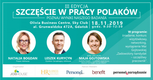 Szczęście w Pracy Polaków - spotkanie wokół wyników badania