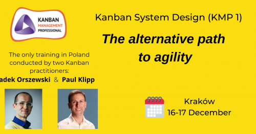 Kanban System Design (KMPI) with Paul Klipp and Radek Orszewski - English