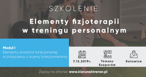 Fizjoterapia w Treningu Personalnym Szkolenie