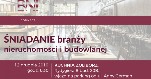 Śniadanie Branży Nieruchomości i Budowlanej