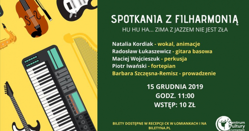 Spotkania z Filharmoni膮 // Hu Hu Ha Zima z jazzem nie jest z艂a