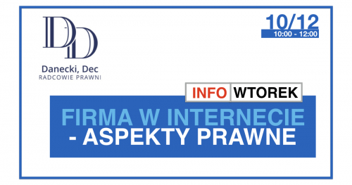Firma w Internecie - aspekty prawne