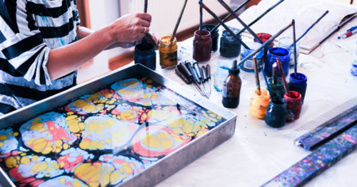 Warsztaty Malarstwa na Wodzie (EBRU w grudniu) // Marbling Workshops