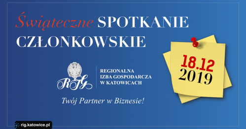Świąteczne Spotkanie Członkowskie RIG w Katowicach