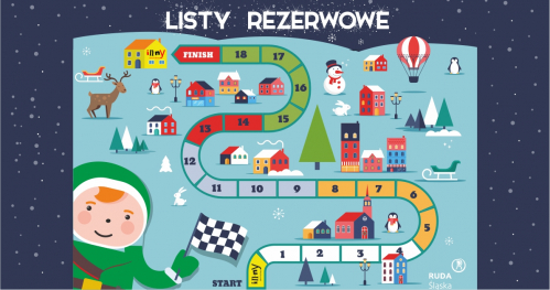 LISTA REZERWOWA - ZIMOWA GRA - ZAPISY NA PÓŁKOLONIE 2020