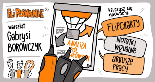 FLIPOWANIE® warsztat rysowania magicznych flipchartów - WARSZAWA 06.03.2020