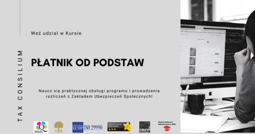 Kurs Płatnik od podstaw