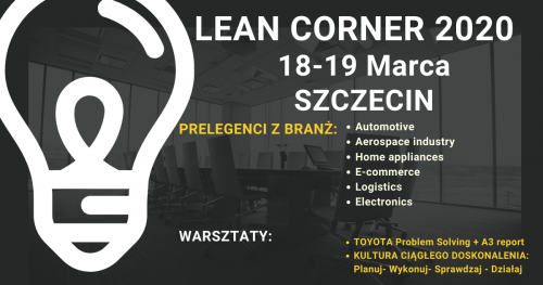 Konferencja Lean Corner 18-19 Marca 2020 Szczecin