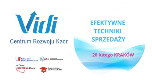 EFEKTYWNE TECHNIKI SPRZEDAŻY (szkolenie dla handlowców)
