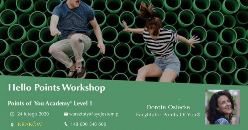 Points of You® Academy - Hello Points Workshop, NOWY SĄCZ 29.II.2020