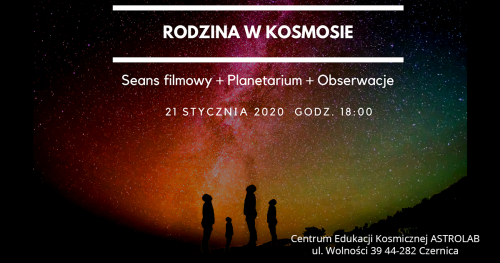 ASTROHUNTERS - Rodzina w Kosmosie - 21.01.2020 godzina 18:00