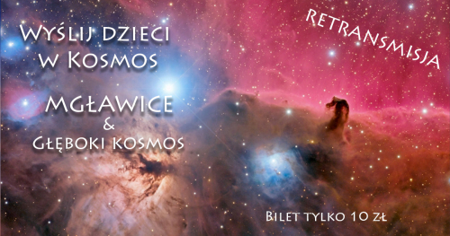 Wyślij dzieci w Kosmos - Mgławice.  kosmiczne spotkanie Online dla dzieci z Astrohunters