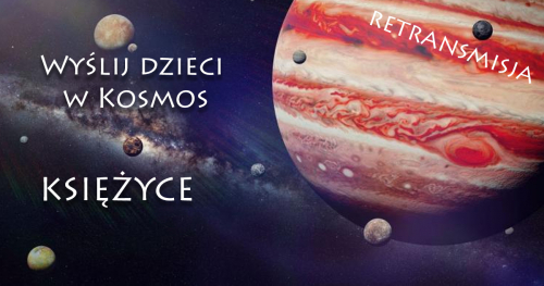 Wyślij dzieci w Kosmos na księżyce - kosmiczne spotkanie Online dla dzieci z Astrohunters