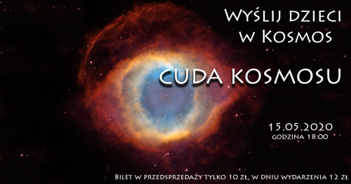 Wyślij dzieci w Kosmos - Cuda kosmosu- kosmiczne spotkanie online z Astrohunters dla dzieci