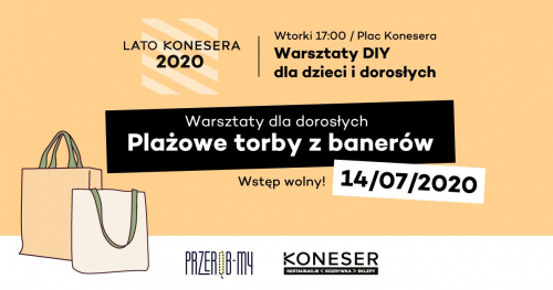 Plażowe torby z banerów