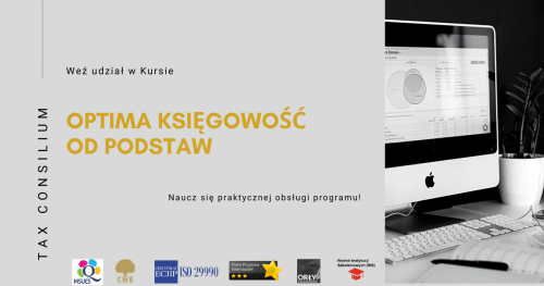 ON LINE Kurs OPTIMA Księgowość od podstaw w czasie rzeczywistym