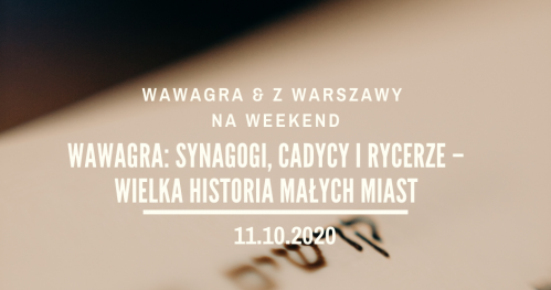 Synagogi, cadycy i rycerze - wielka historia małych miast