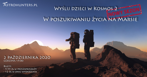 Wyślij dzieci w Kosmos 2 - w poszukiwaniu życia na Marsie - kosmiczna wycieczka online dla dzieci