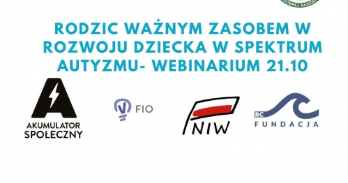 RODZIC ważnym zasobem w rozwoju dziecka w SPEKTRUM AUTYZMU